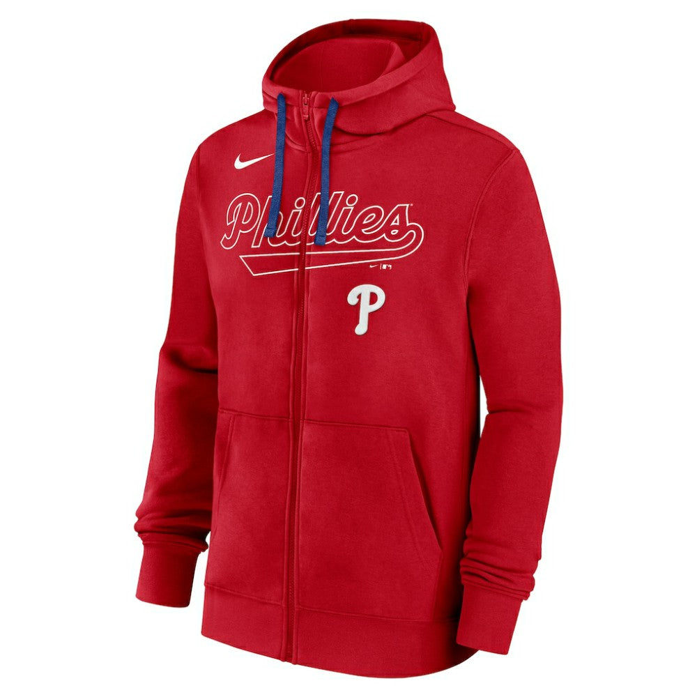 Philadelphia Phillies Knockout Script Full-Zip Hoodie - Red | Nike
