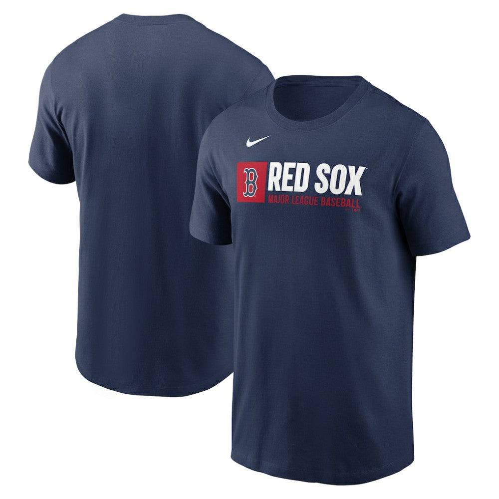 Boston Red Sox Team Block T-Shirt - Navy | Nike