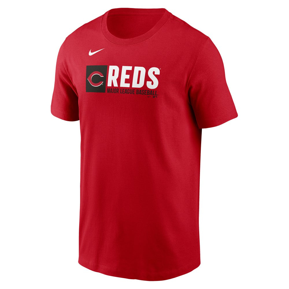 Cincinnati Reds Team Block T-Shirt - Red | Nike