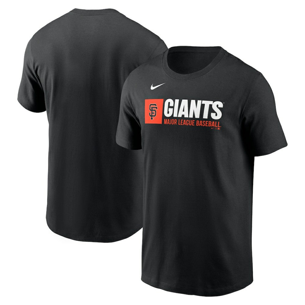 San Francisco Giants Team Block T-Shirt - Black | Nike
