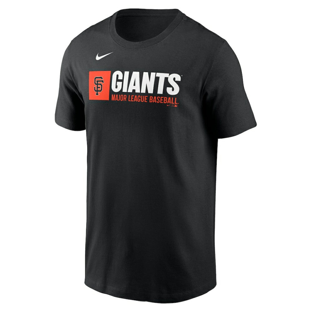 San Francisco Giants Team Block T-Shirt - Black | Nike