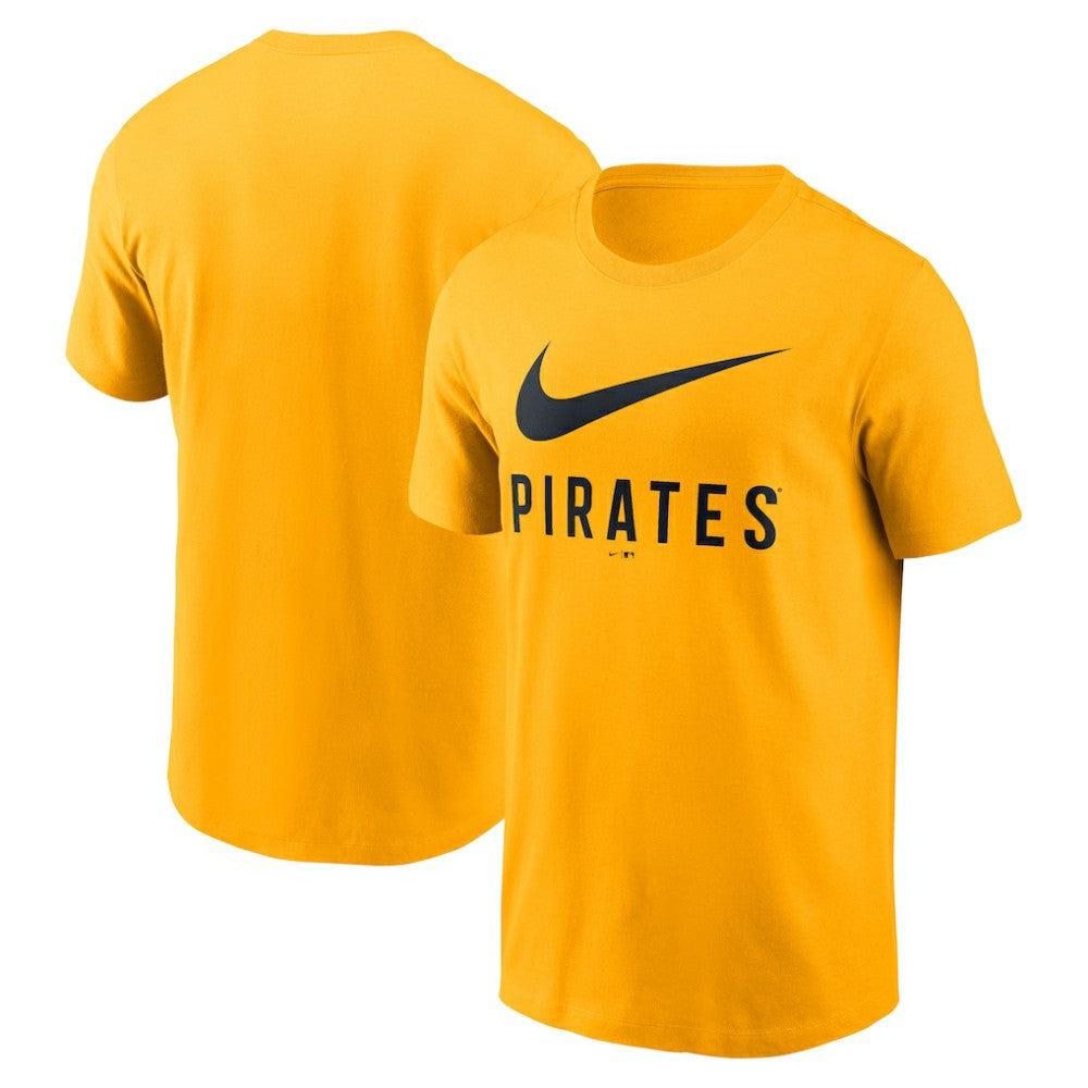 Pittsburgh Pirates Swoosh T-Shirt - Gold | Nike