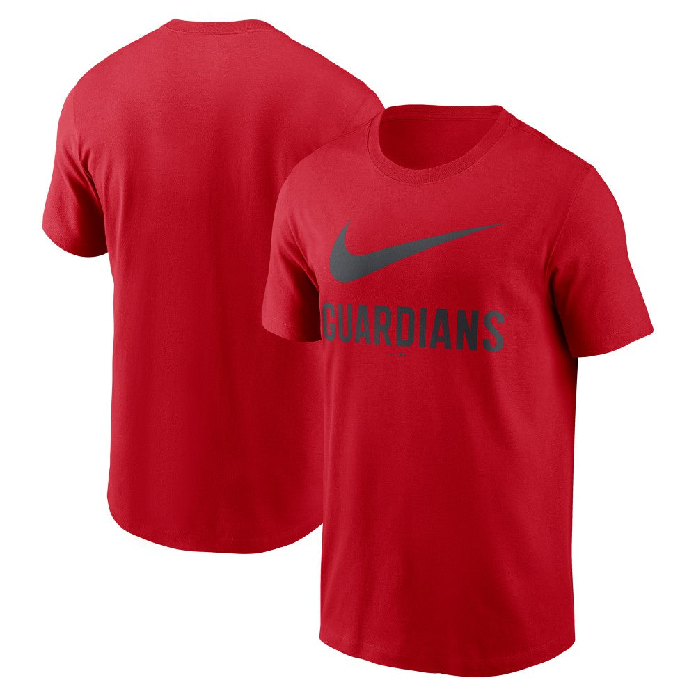 Cleveland Guardians Swoosh T-Shirt - Red | Nike