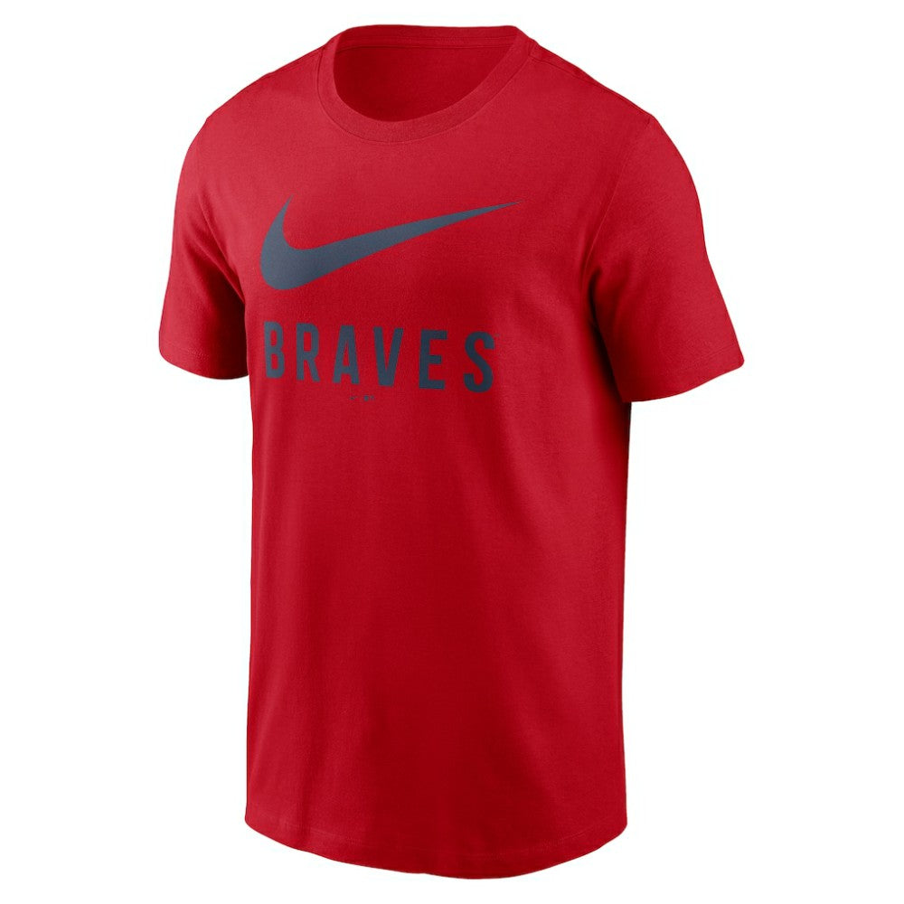 Atlanta Braves Swoosh T-Shirt - Red | Nike