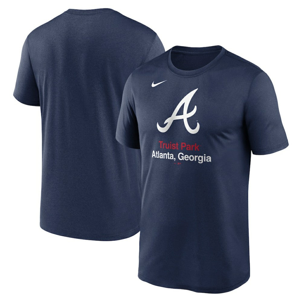 Atlanta Braves Stadium Legend Performance T-Shirt - Navy | Nike