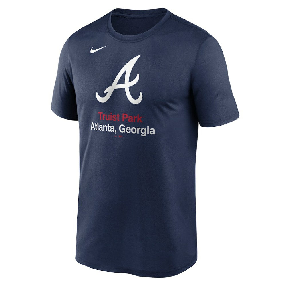 Atlanta Braves Stadium Legend Performance T-Shirt - Navy | Nike