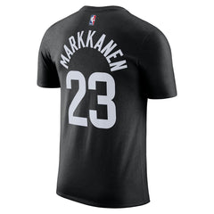 Lauri Markkanen Utah Jazz Jordan Brand Statement Edition Name & Number T-Shirt - Black shop