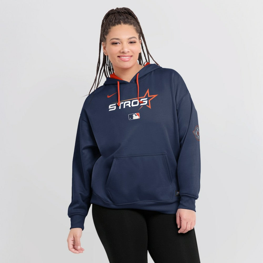 Houston Astros Women's 2025 City Connect Authentic Collection Therma-FIT Hoodie - Navy | Nike