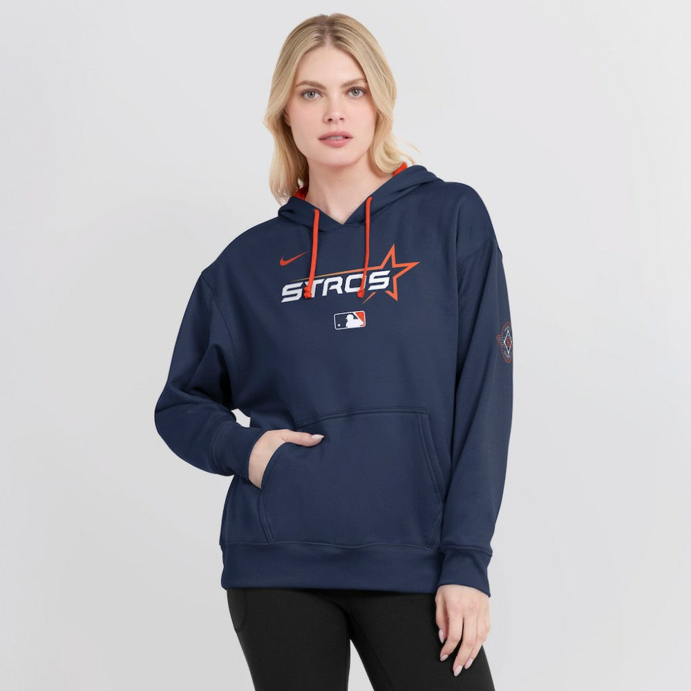 Houston Astros Women's 2025 City Connect Authentic Collection Therma-FIT Hoodie - Navy | Nike