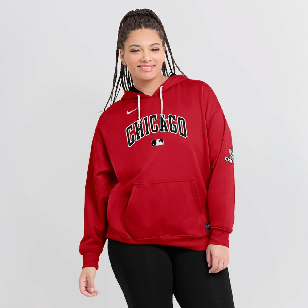 Chicago White Sox Women's 2025 City Connect Authentic Collection Therma-FIT Hoodie - Red | Nike
