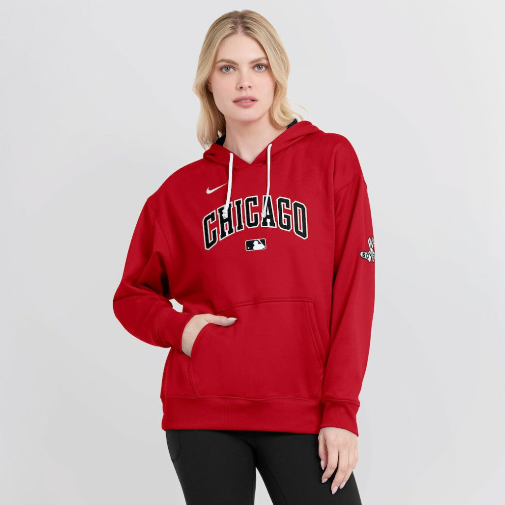 Chicago White Sox Women's 2025 City Connect Authentic Collection Therma-FIT Hoodie - Red | Nike