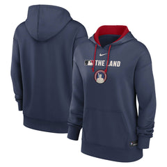 Cleveland Guardians Women's City Connect Authentic Collection Therma-FIT Hoodie - Navy | Nike