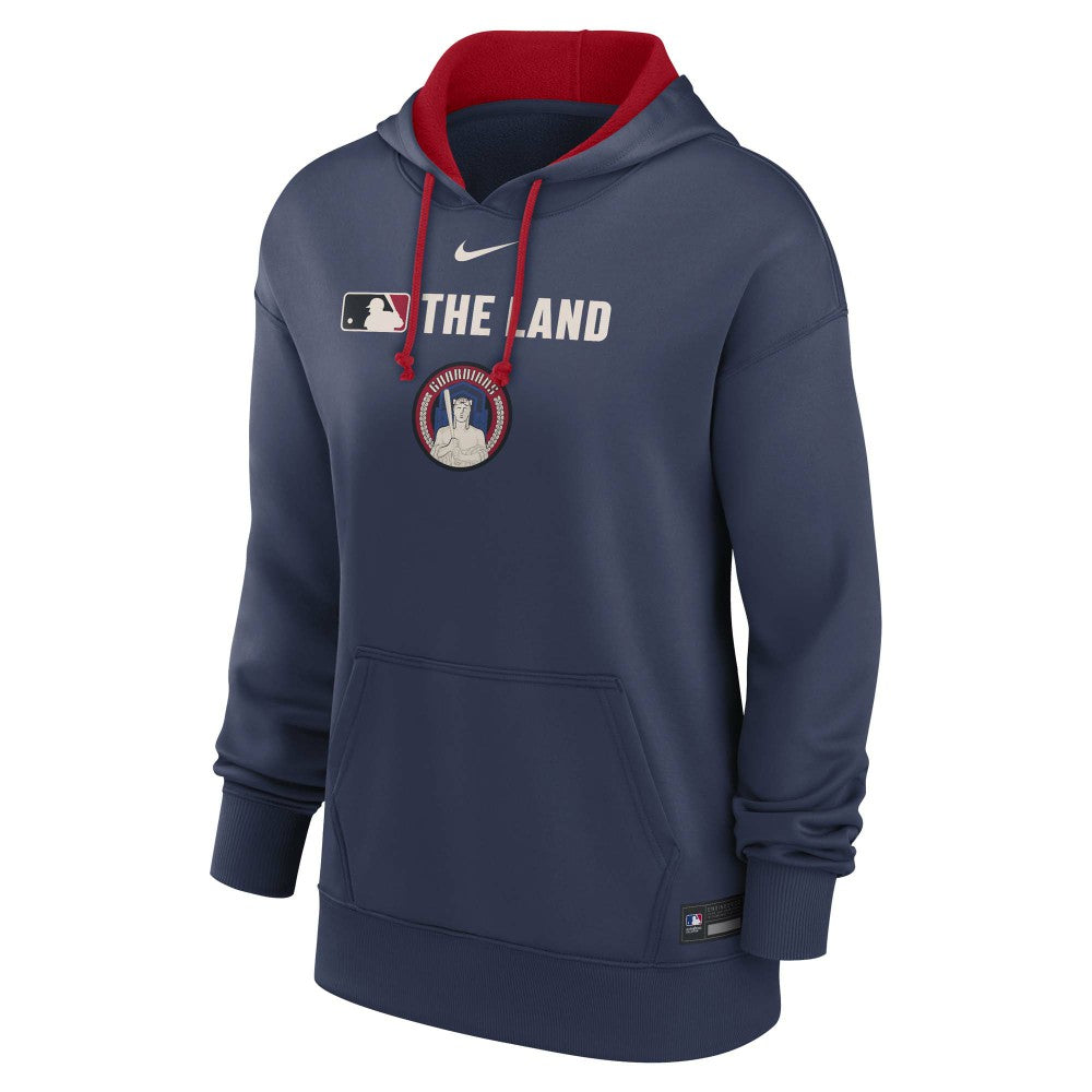 Cleveland Guardians Women's City Connect Authentic Collection Therma-FIT Hoodie - Navy | Nike