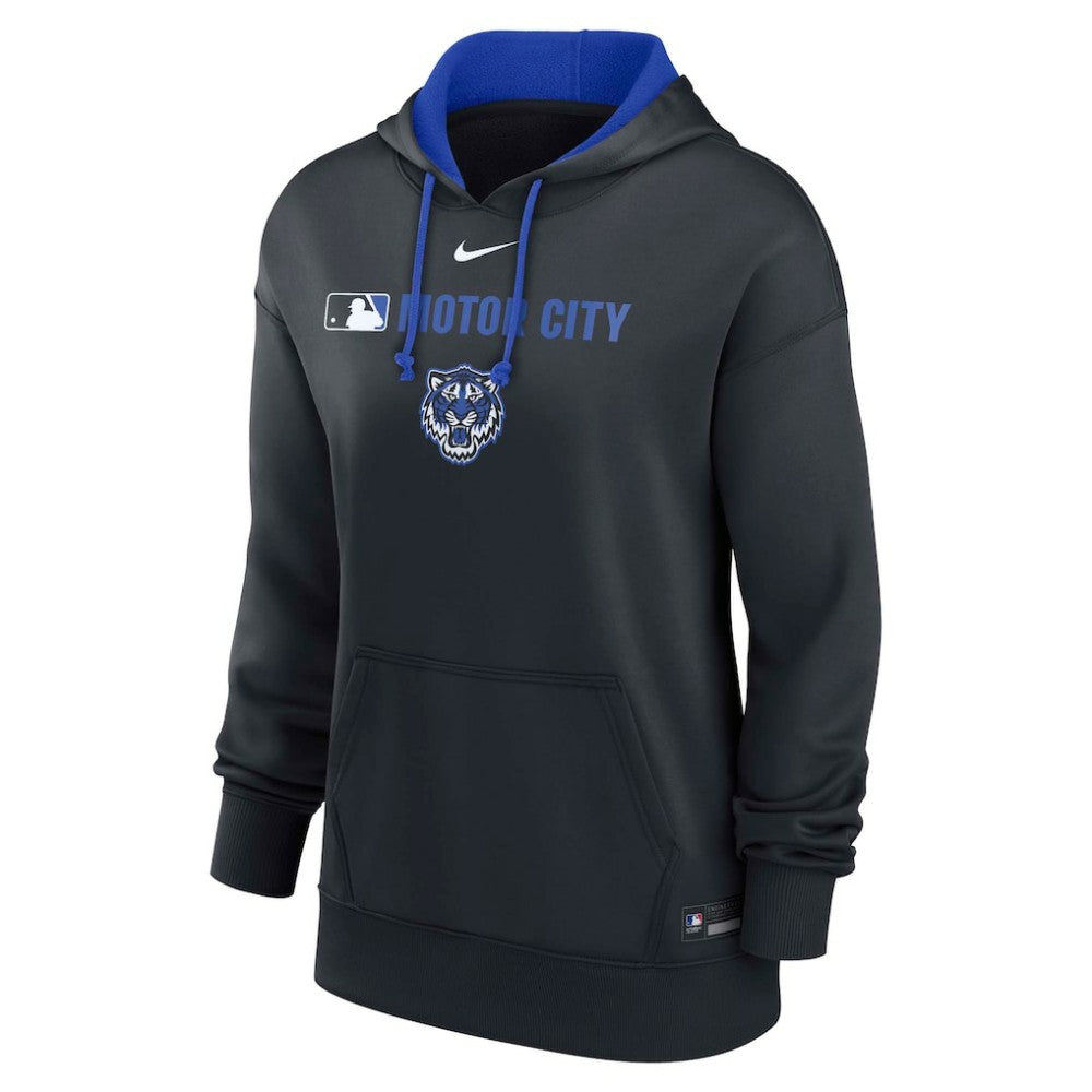 Detroit Tigers Women's City Connect Authentic Collection Therma-FIT Hoodie - Navy | Nike