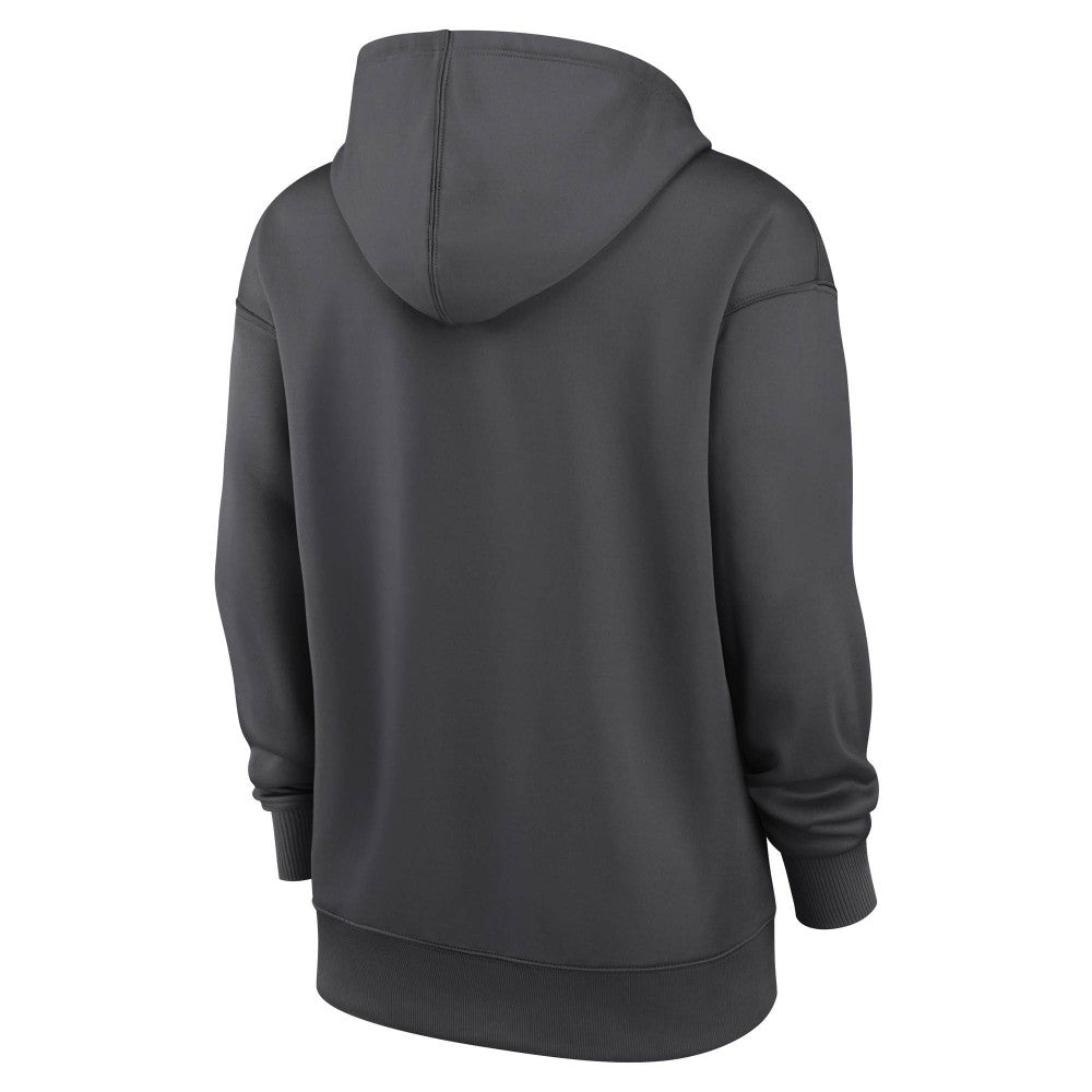 New York Mets Women's City Connect Authentic Collection Therma-FIT Hoodie - Anthracite | Nike