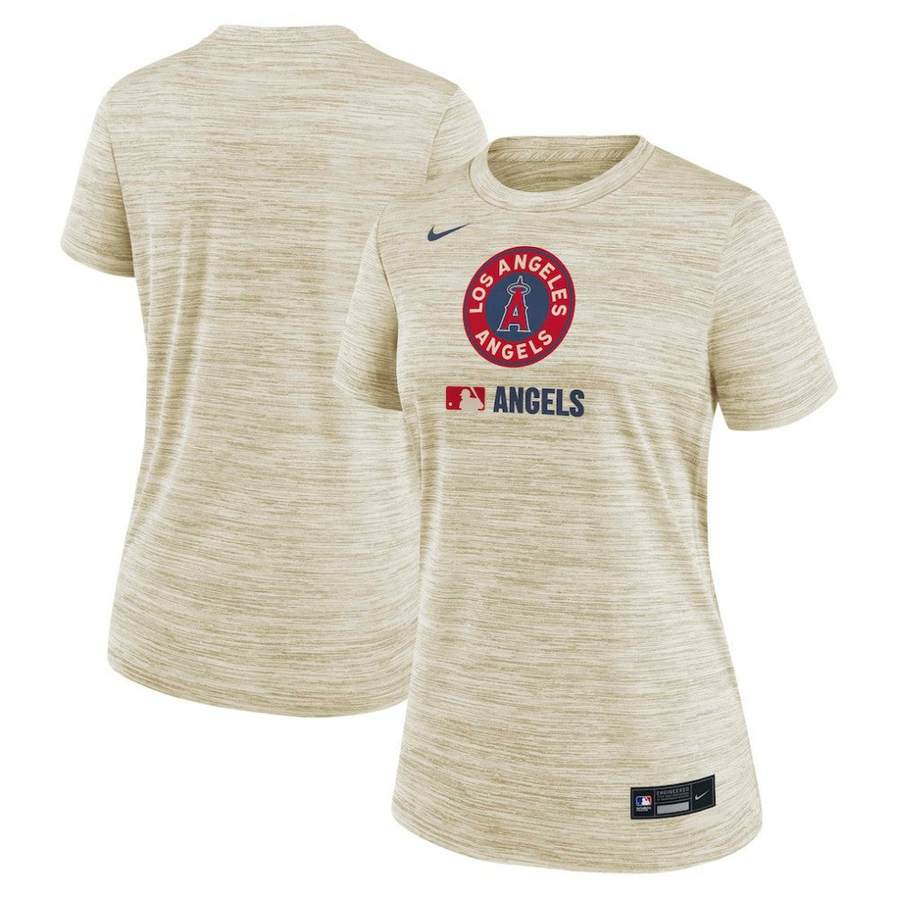 Los Angeles Angels Women's Authentic Collection City Connect Velocity Dri-FIT T-Shirt - Natural | Nike
