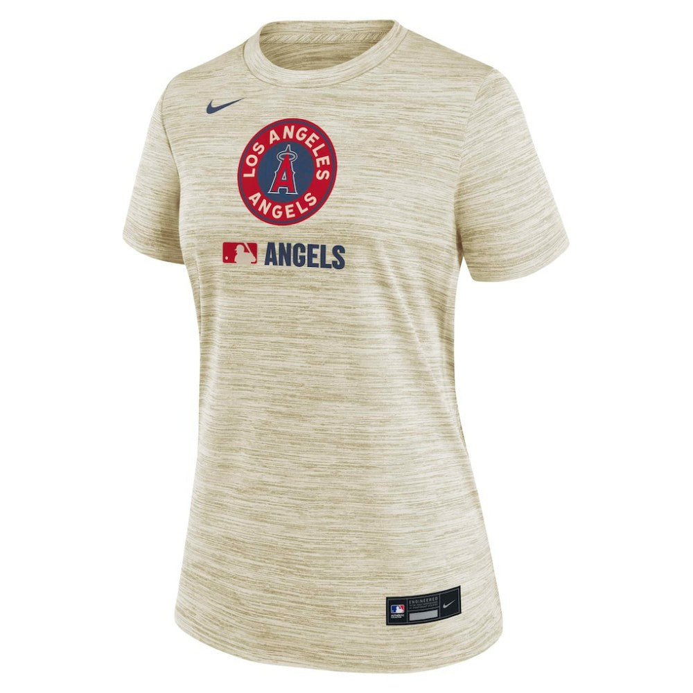 Los Angeles Angels Women's Authentic Collection City Connect Velocity Dri-FIT T-Shirt - Natural | Nike