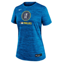 Philadelphia Phillies Women's Authentic Collection City Connect Velocity Dri-FIT T-Shirt - Royal | Nike