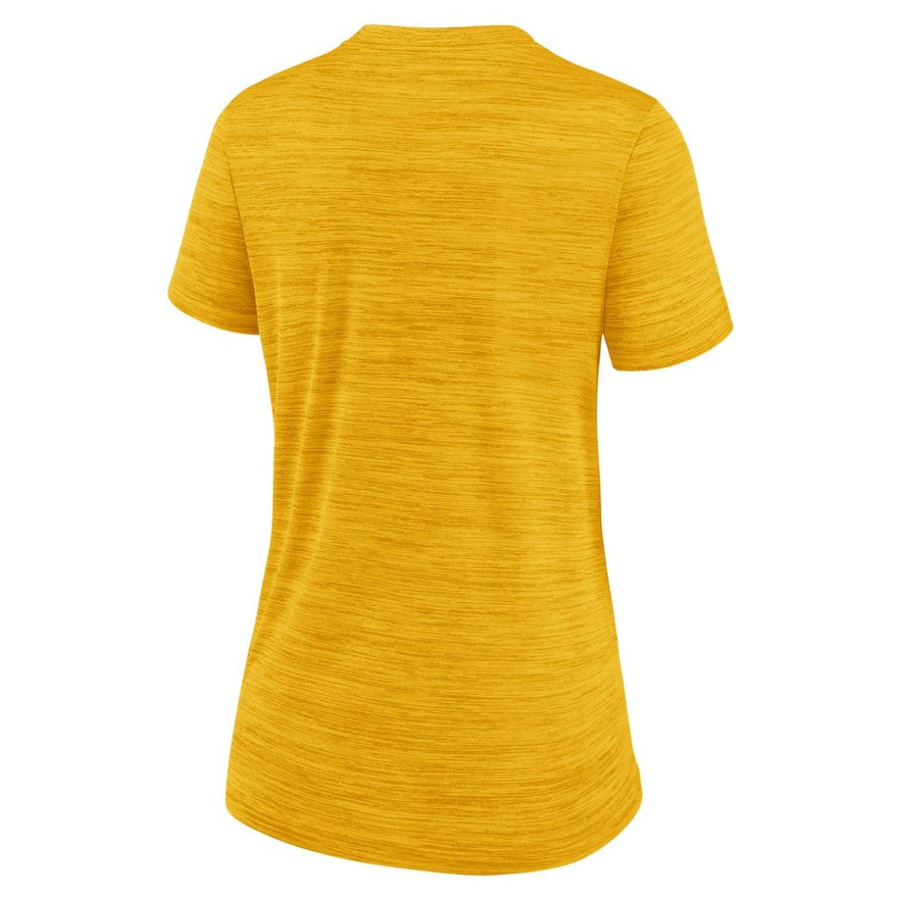 Pittsburgh Pirates Women's Authentic Collection City Connect Velocity Dri-FIT T-Shirt - Gold | Nike
