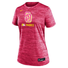 San Diego Padres Women's Authentic Collection City Connect Velocity Dri-FIT T-Shirt - Pink | Nike
