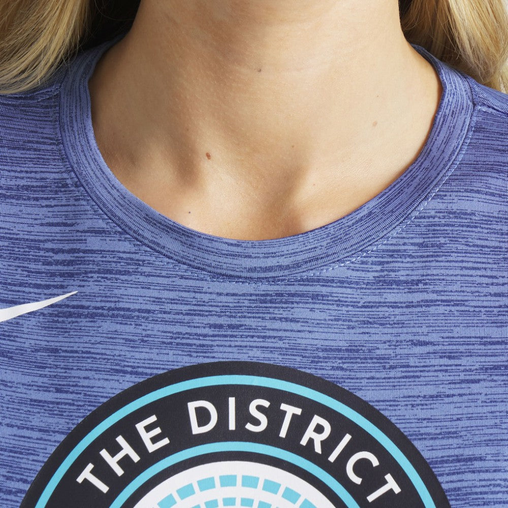 Washington Nationals Women's 2025 City Connect Authentic Collection Velocity Dri-FIT T-Shirt - Gray | Nike