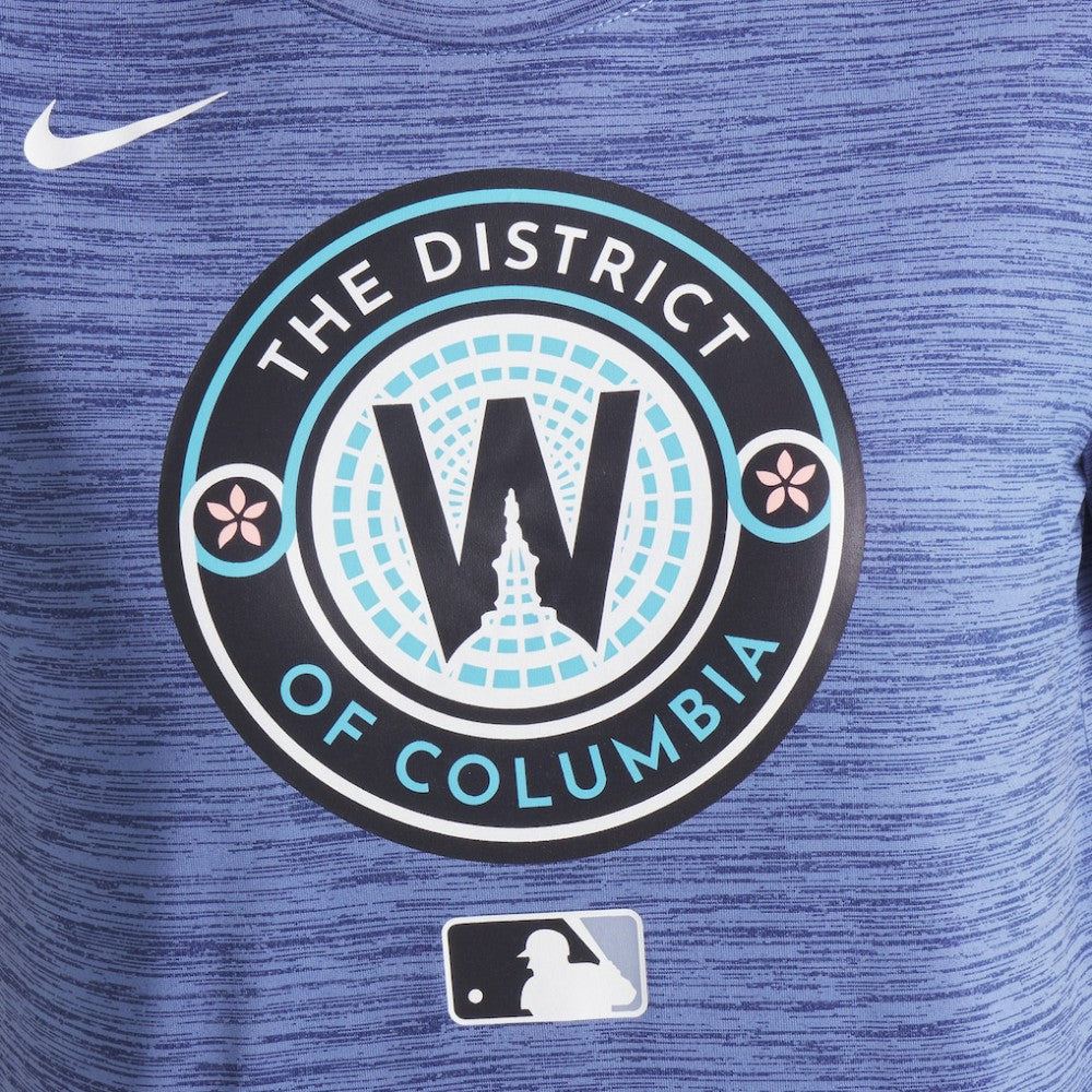 Washington Nationals Women's 2025 City Connect Authentic Collection Velocity Dri-FIT T-Shirt - Gray | Nike