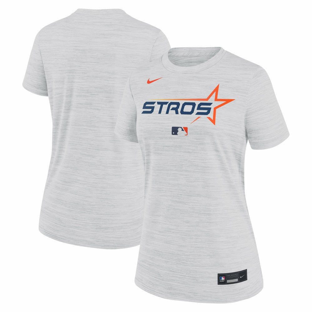 Houston Astros Women's 2025 City Connect Authentic Collection Velocity Dri-FIT T-Shirt - White | Nike