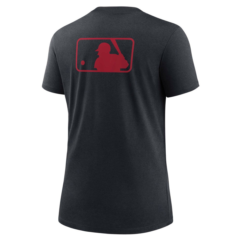 Minnesota Twins Women's Authentic Collection Early Work Tri-Blend T-Shirt - Navy | Nike