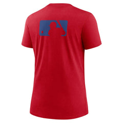 Philadelphia Phillies Women's Authentic Collection Early Work Tri-Blend T-Shirt - Red | Nike