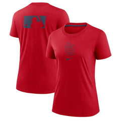 St. Louis Cardinals Women's Authentic Collection Early Work Tri-Blend T-Shirt - Red | Nike