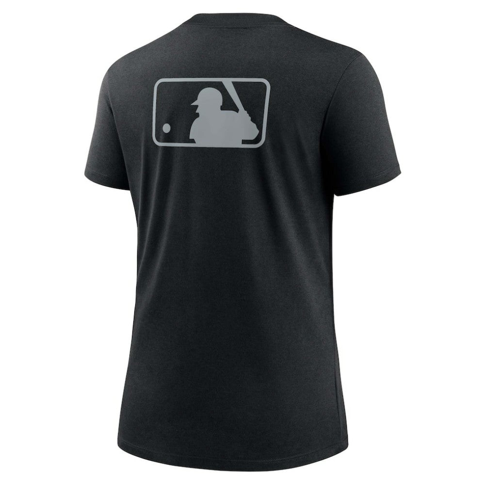 Chicago White Sox Women's Authentic Collection Early Work Tri-Blend T-Shirt - Black | Nike