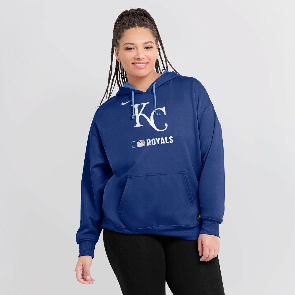 Kansas City Royals Women's Authentic Collection Therma-FIT Hoodie - Royal | Nike