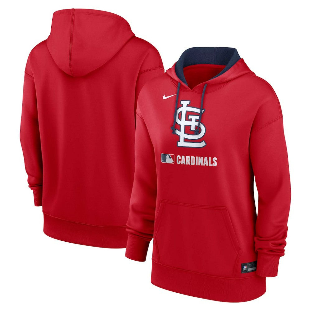 St. Louis Cardinals Women's Authentic Collection Therma-FIT Hoodie - Red | Nike