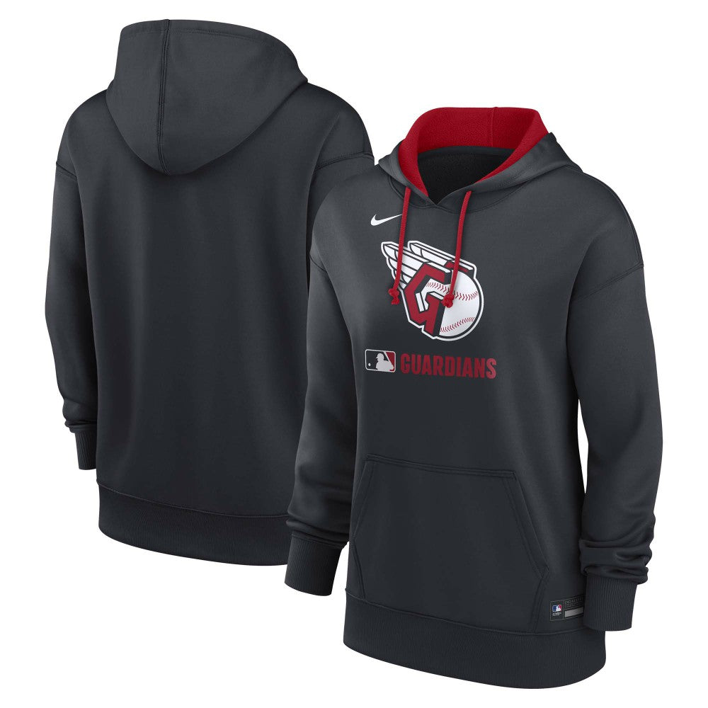 Cleveland Guardians Women's Authentic Collection Therma-FIT Hoodie - Navy | Nike