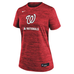 Washington Nationals Women's Authentic Collection Velocity Dri-FIT T-Shirt - Red | Nike