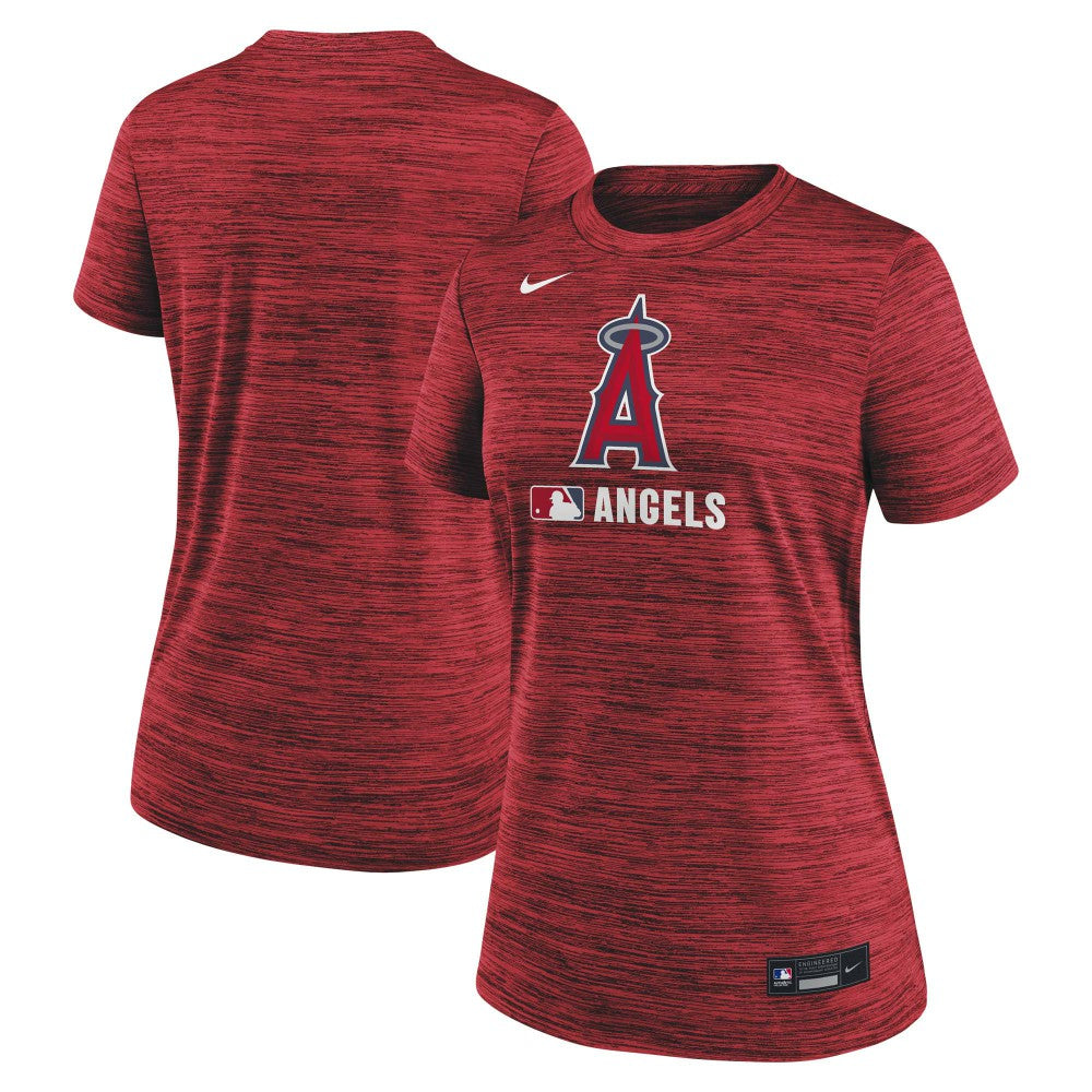 Los Angeles Angels Women's Authentic Collection Velocity Dri-FIT T-Shirt - Red | Nike