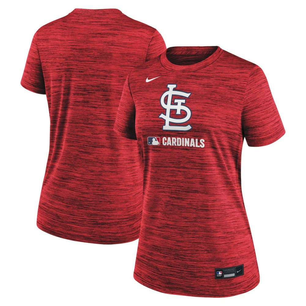 St. Louis Cardinals Women's Authentic Collection Velocity Dri-FIT T-Shirt - Red | Nike