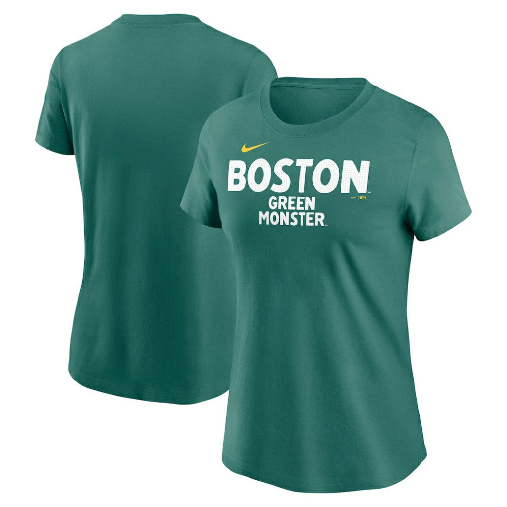 Boston Red Sox Women's 2025 City Connect Wordmark T-Shirt - Green | Nike