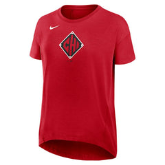 Chicago White Sox Women's 2025 City Connect Flowy Fashion Tri-Blend Dri-FIT T-Shirt - Red | Nike