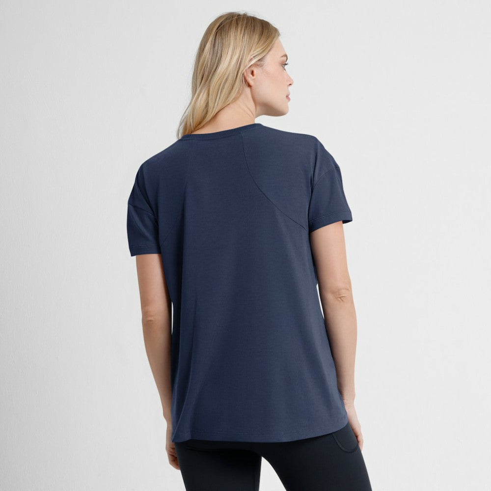 Houston Astros Women's 2025 City Connect Flowy Fashion Tri-Blend Dri-FIT T-Shirt - Navy | Nike