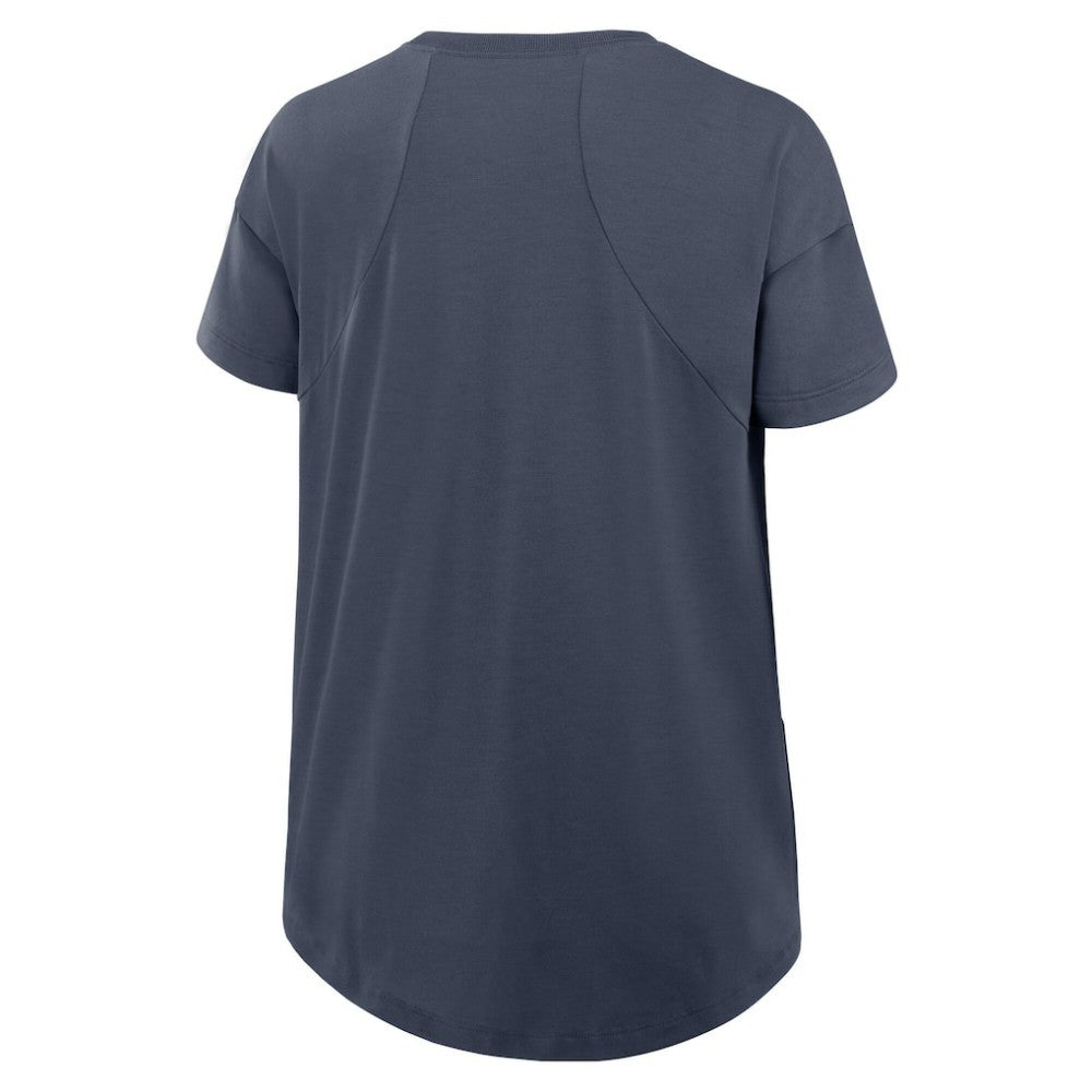 Los Angeles Dodgers Women's 2025 City Connect Flowy Fashion Tri-Blend Dri-FIT T-Shirt - Charcoal | Nike