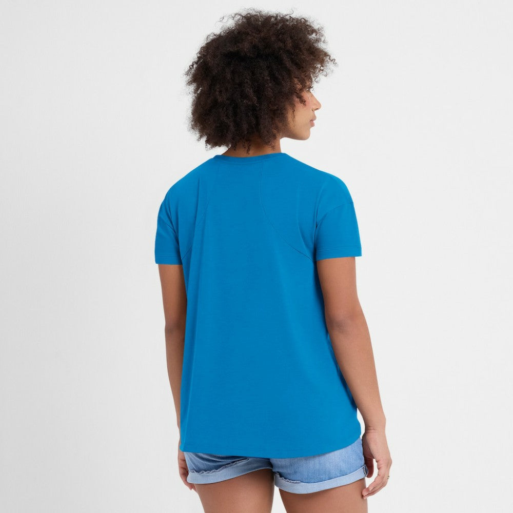 Philadelphia Phillies Women's 2025 City Connect Flowy Fashion Tri-Blend Dri-FIT T-Shirt - Blue | Nike