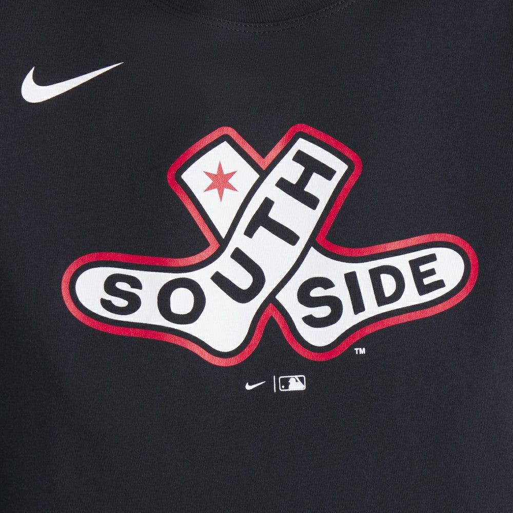 Chicago White Sox Women's 2025 City Connect Logo Boxy T-Shirt - Black | Nike