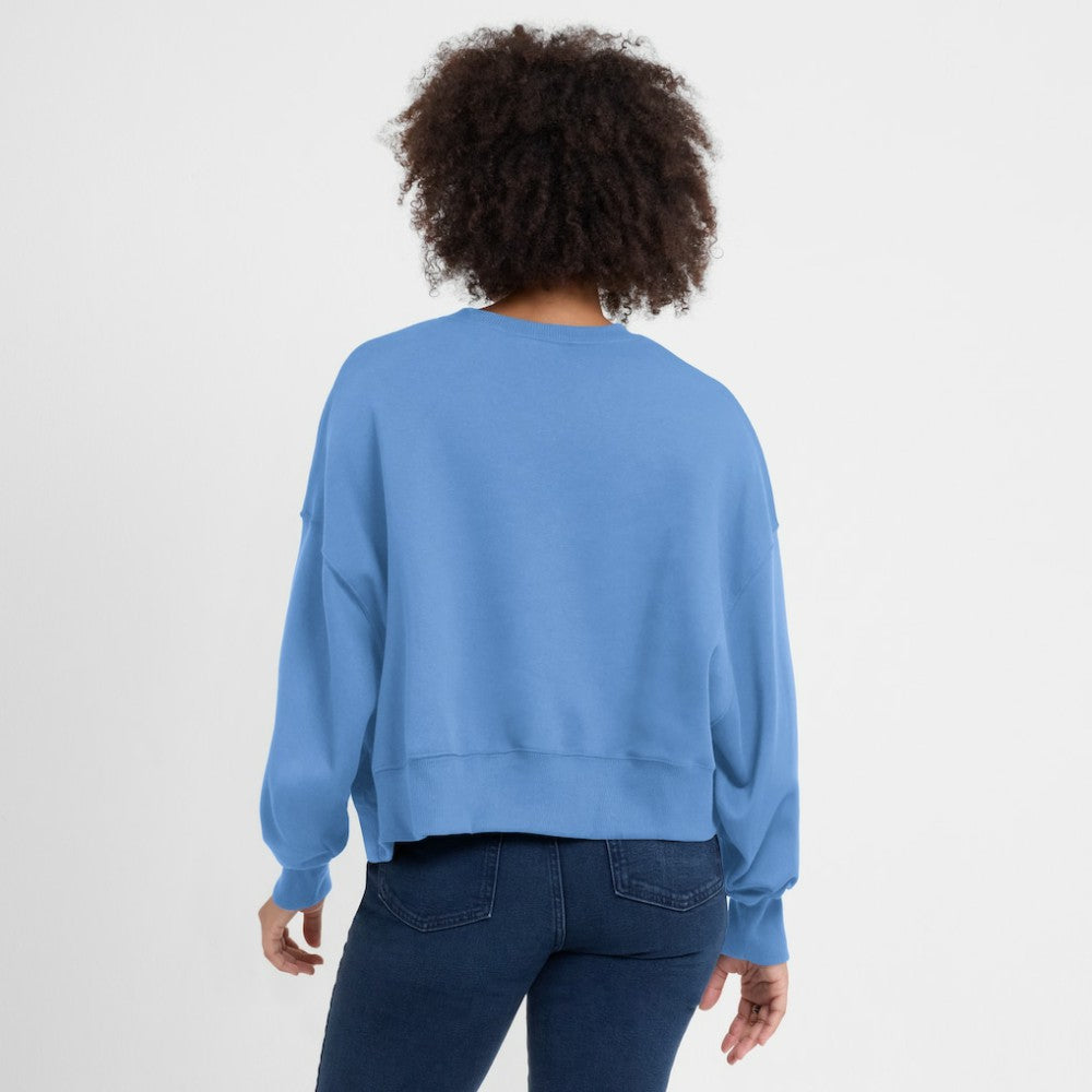 St. Louis Cardinals Women's Oversized High Hip Pullover Sweatshirt - Light Blue | Nike