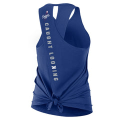 Los Angeles Dodgers Open-Back Crisscross Dri-FIT Tank Top - Royal | Nike