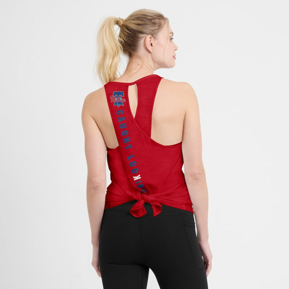 Philadelphia Phillies Open-Back Crisscross Dri-FIT Tank Top - Red | Nike