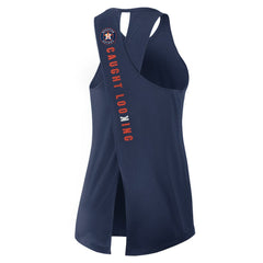 Houston Astros Open-Back Crisscross Dri-FIT Tank Top - Navy | Nike