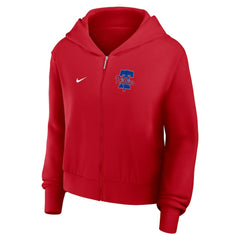 Philadelphia Phillies Women's Cropped Chill Full-Zip Hoodie - Red | Nike