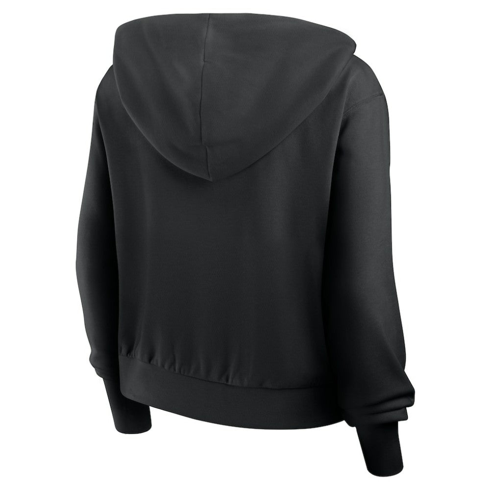 San Francisco Giants Women's Cropped Chill Full-Zip Hoodie - Black | Nike