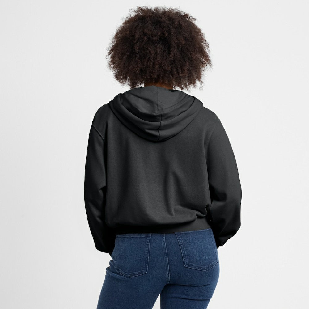 Cincinnati Reds Women's Cropped Chill Full-Zip Hoodie - Black | Nike